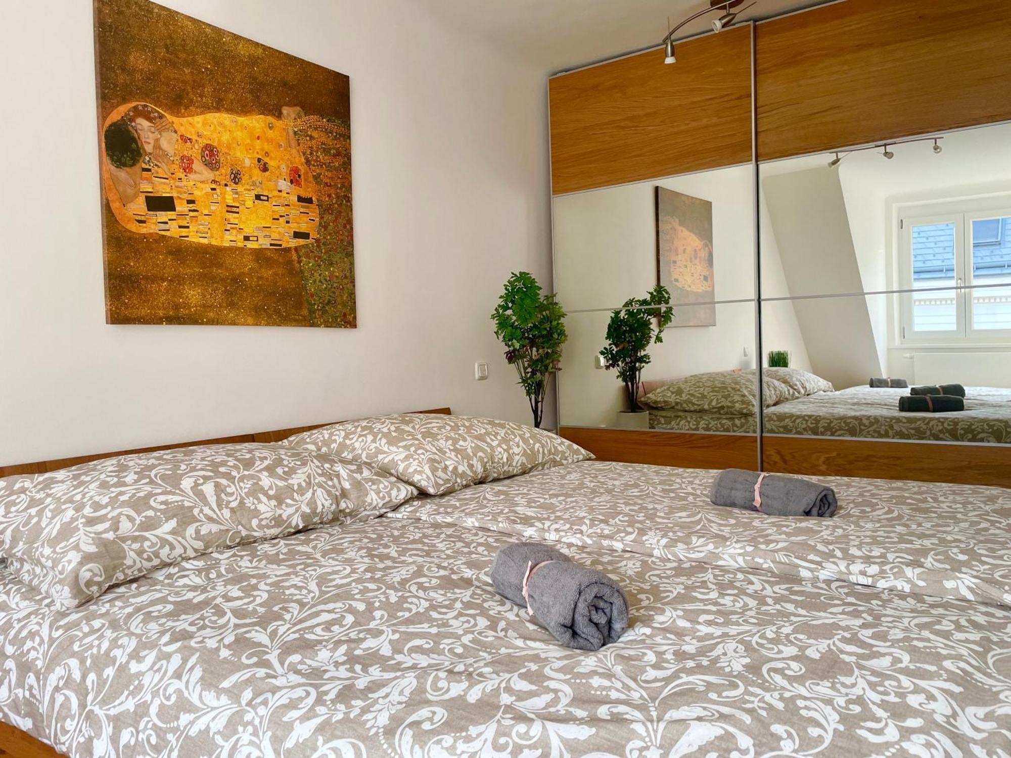 60 M2 Central Rooftop Apartment With Ac فيينا المظهر الخارجي الصورة